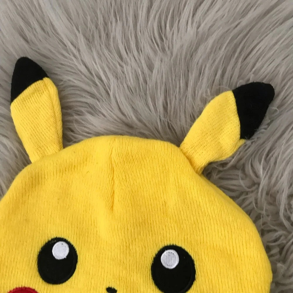 POKÉMON Pikachu Laplander Knit Yellow Hat  | OS